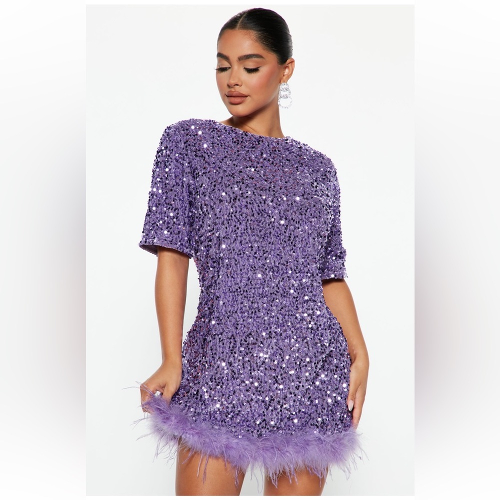 Sequin mini dress! Perfect for the holidays